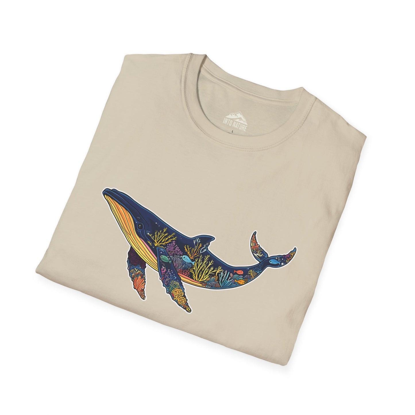 Whale Art Unisex Softstyle T-Shirt – Ocean Lovers Tee