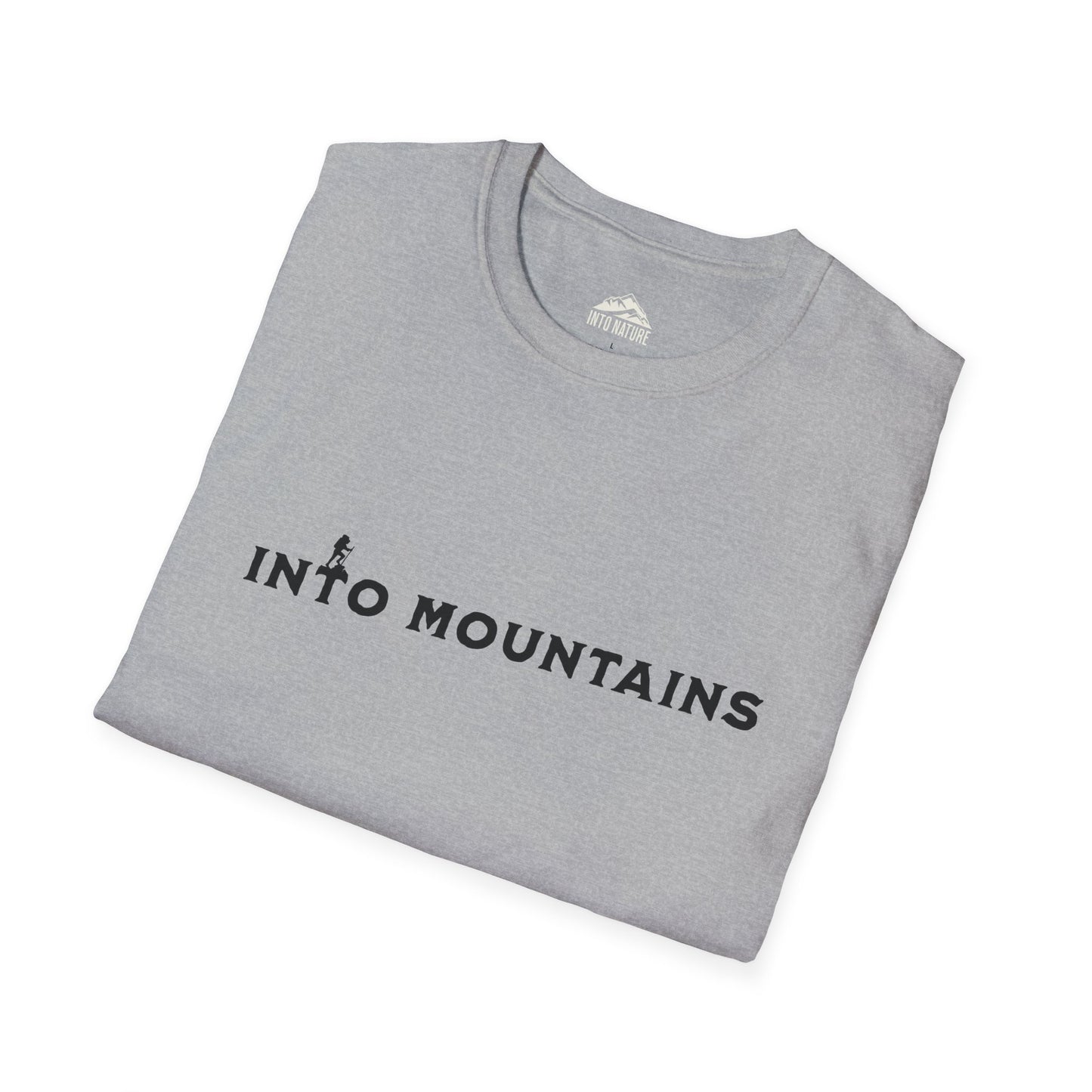 Adventure Ready Unisex Softstyle T-Shirt - "Into Mountains"