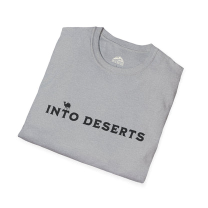 Unisex Softstyle T-Shirt - "Into Deserts" Adventure Tee for Nature Lovers