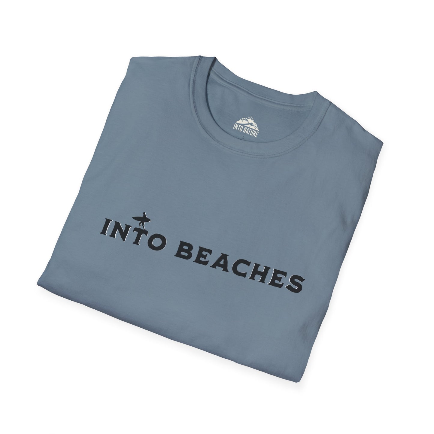 Into Beaches Unisex Softstyle T-Shirt - Summer Vibes Tee for Beach Lovers