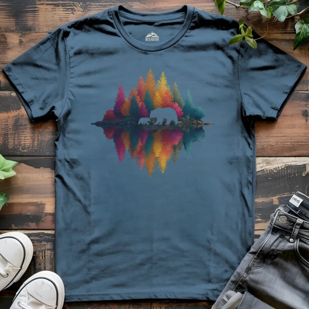 Colorful Forest Bear Tee
