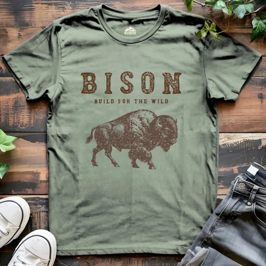 Build for the Wild Bison Tee
