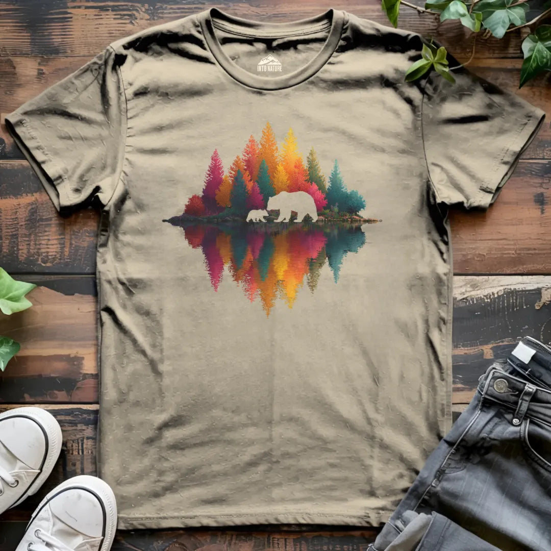 Colorful Forest Bear Tee