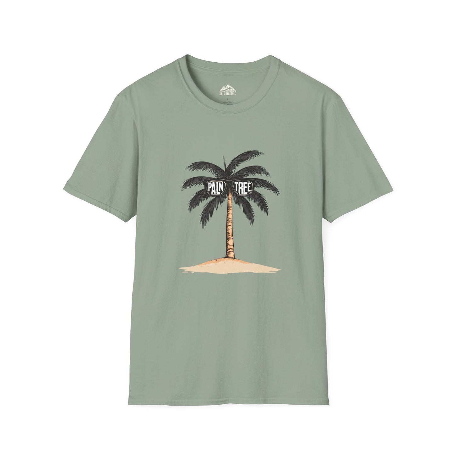 Unisex Softstyle T-Shirt - Palm Tree Beach Vibe Tee