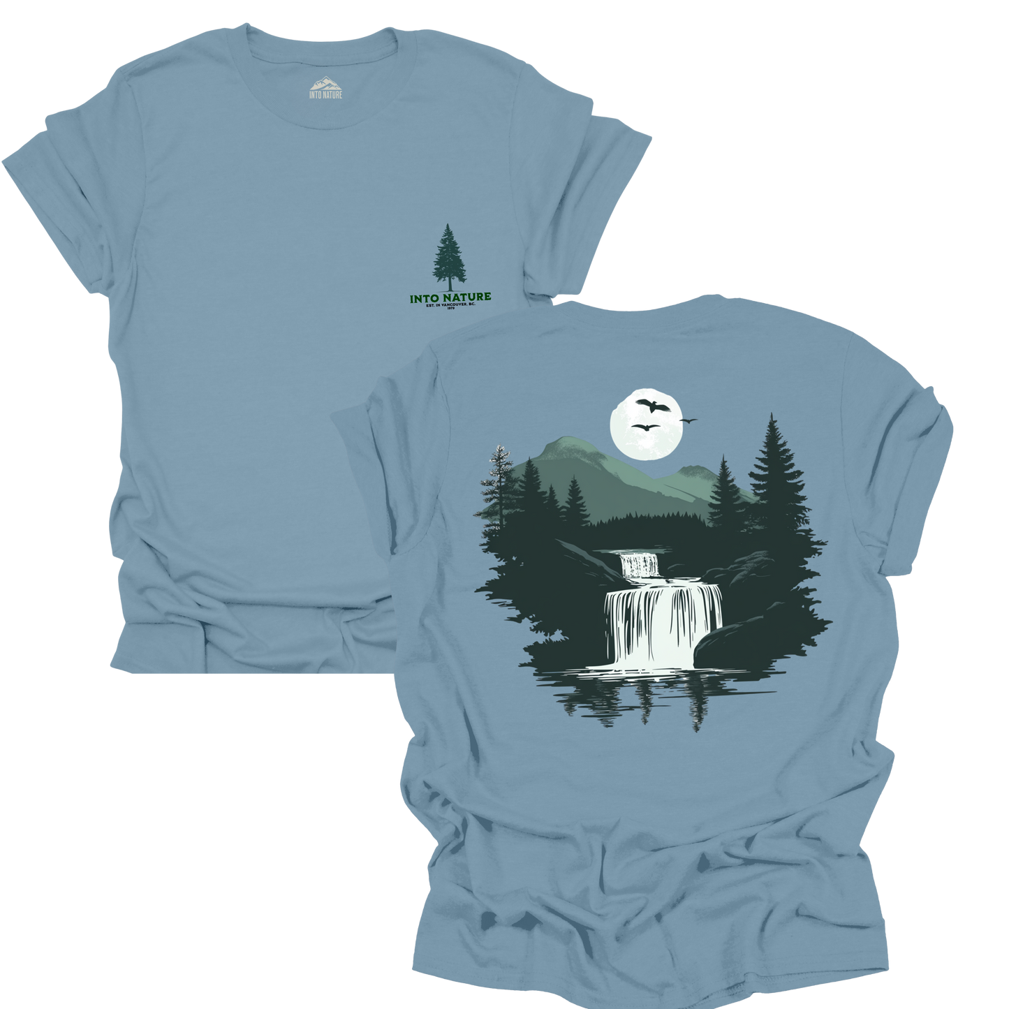 Into Nature Unisex Softstyle T-Shirt - Adventure & Outdoor Graphic Tee