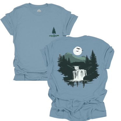 Into Nature Unisex Softstyle T-Shirt - Adventure & Outdoor Graphic Tee