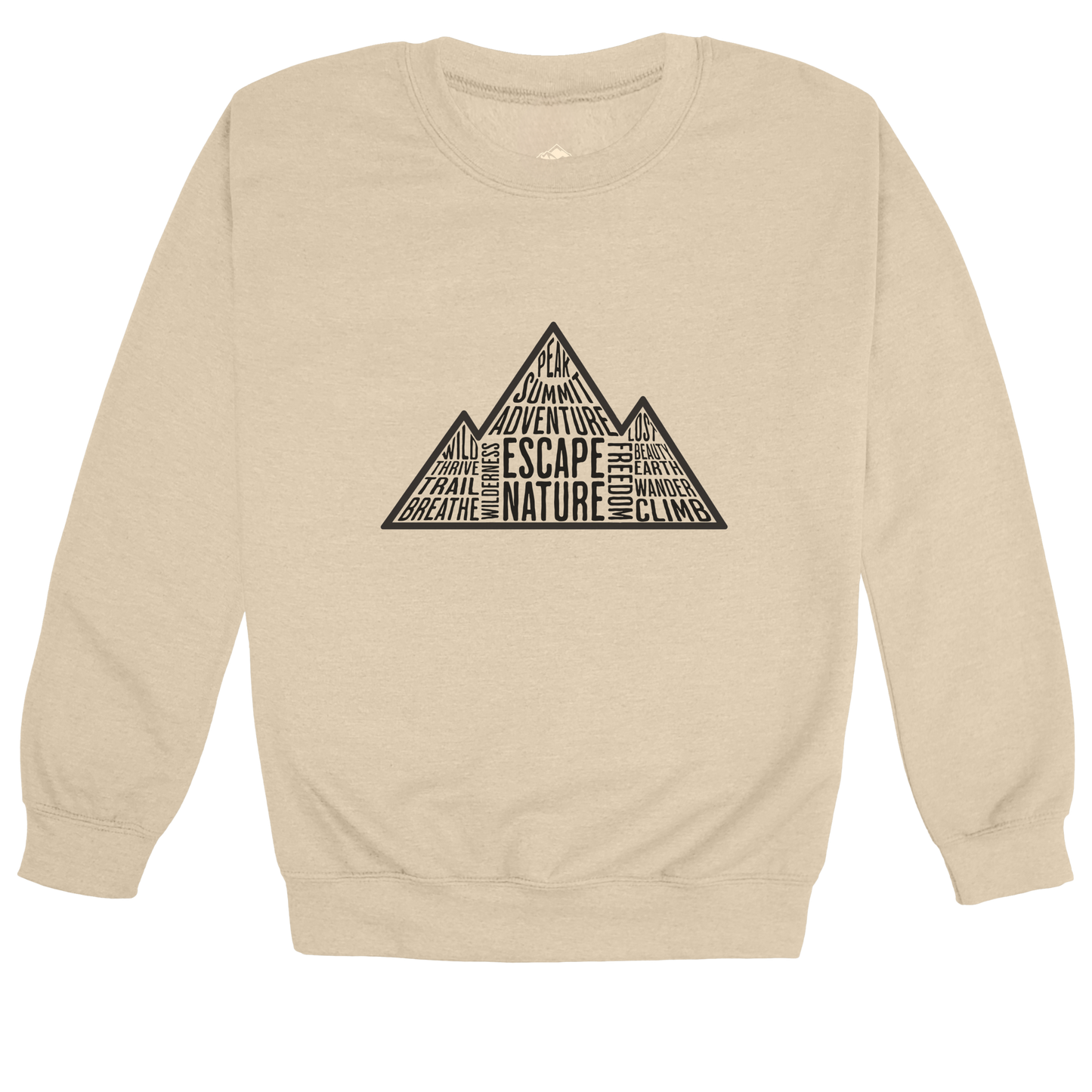 Escape to Nature Graphic Crewneck Sweatshirt