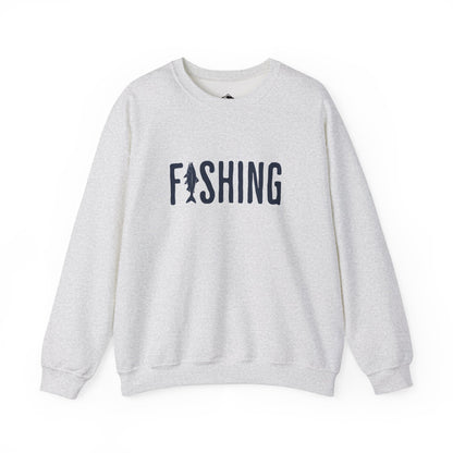 Fishing Crewneck Sweatshirt for Outdoor Enthusiasts | Unisex Heavy Blend™