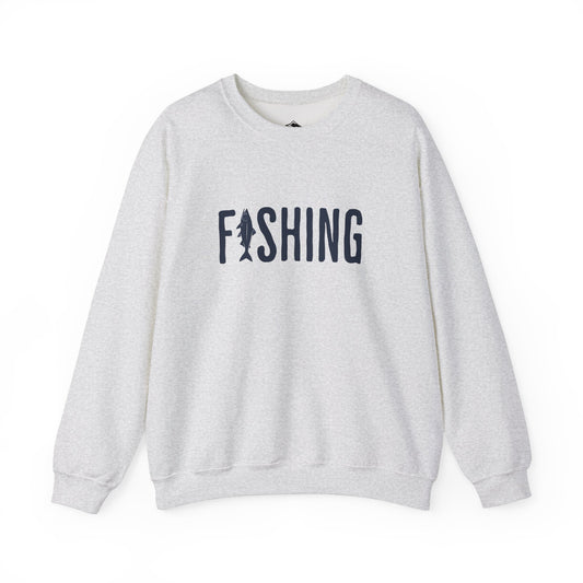 Fishing Crewneck Sweatshirt for Outdoor Enthusiasts | Unisex Heavy Blend™