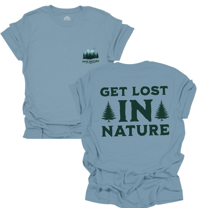 Get Lost in Nature Unisex Softstyle T-Shirt – Adventure & Outdoor Enthusiast Tee