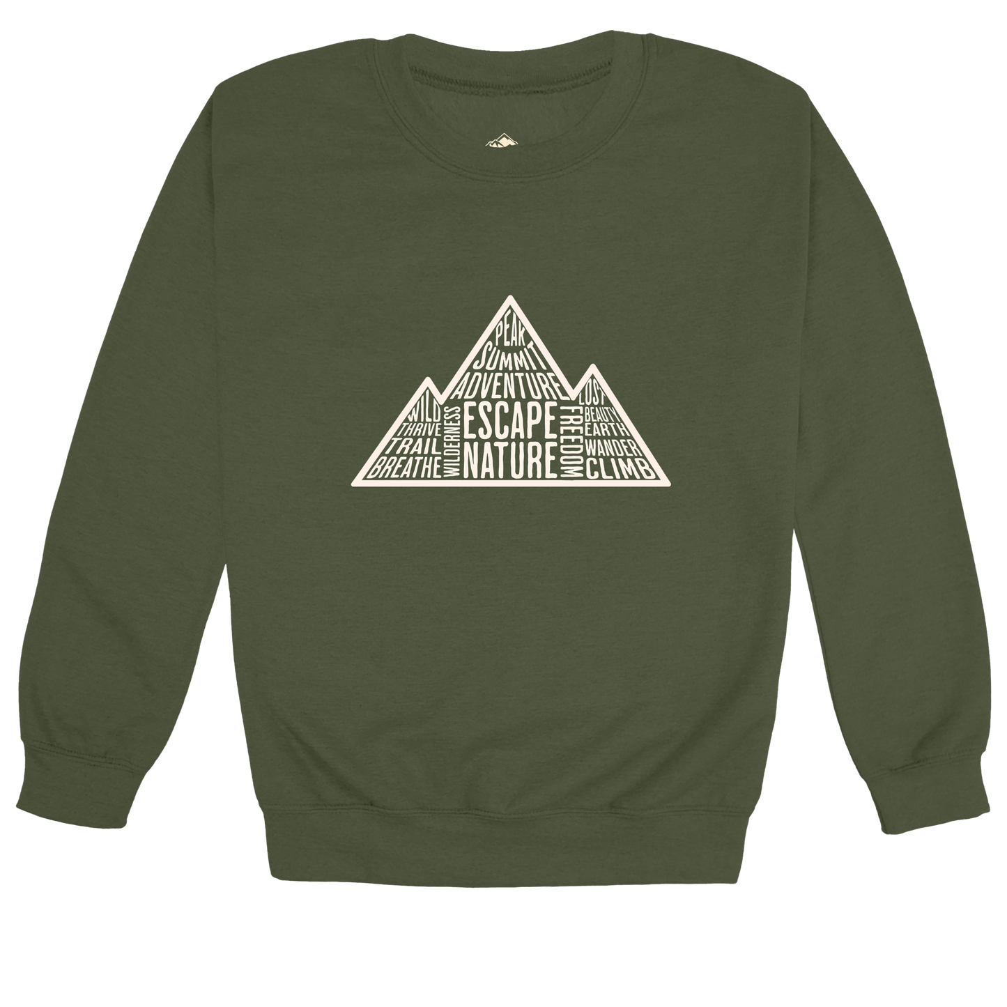 Escape to Nature Graphic Crewneck Sweatshirt