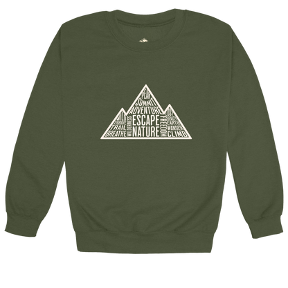 Escape to Nature Graphic Crewneck Sweatshirt