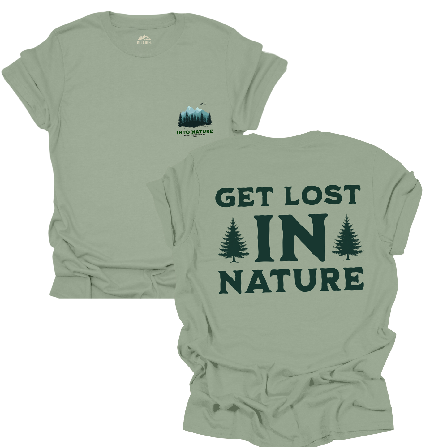 Get Lost in Nature Unisex Softstyle T-Shirt – Adventure & Outdoor Enthusiast Tee