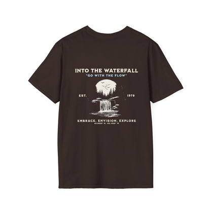 Unisex Softstyle T-Shirt - Into Nature & Waterfall Adventure Tee