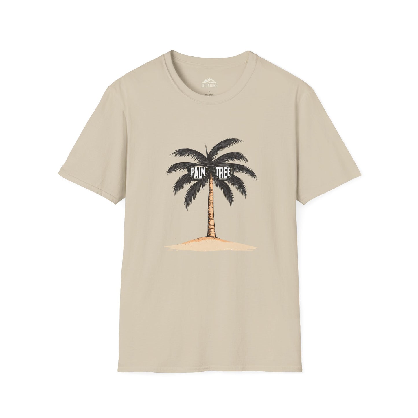 Unisex Softstyle T-Shirt - Palm Tree Beach Vibe Tee