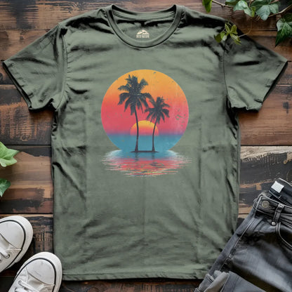 Tropical Sunset Vibes Tee