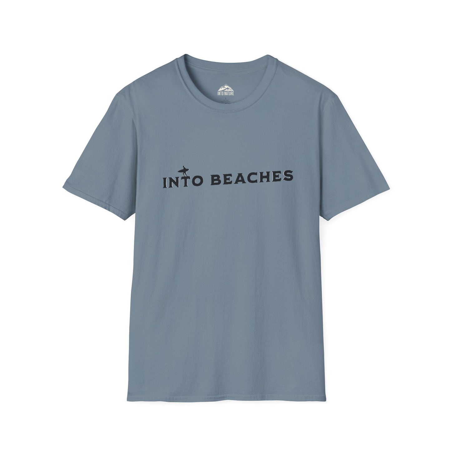 Into Beaches Unisex Softstyle T-Shirt - Summer Vibes Tee for Beach Lovers