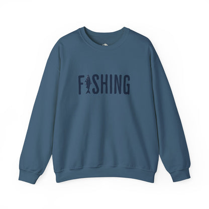 Fishing Crewneck Sweatshirt for Outdoor Enthusiasts | Unisex Heavy Blend™