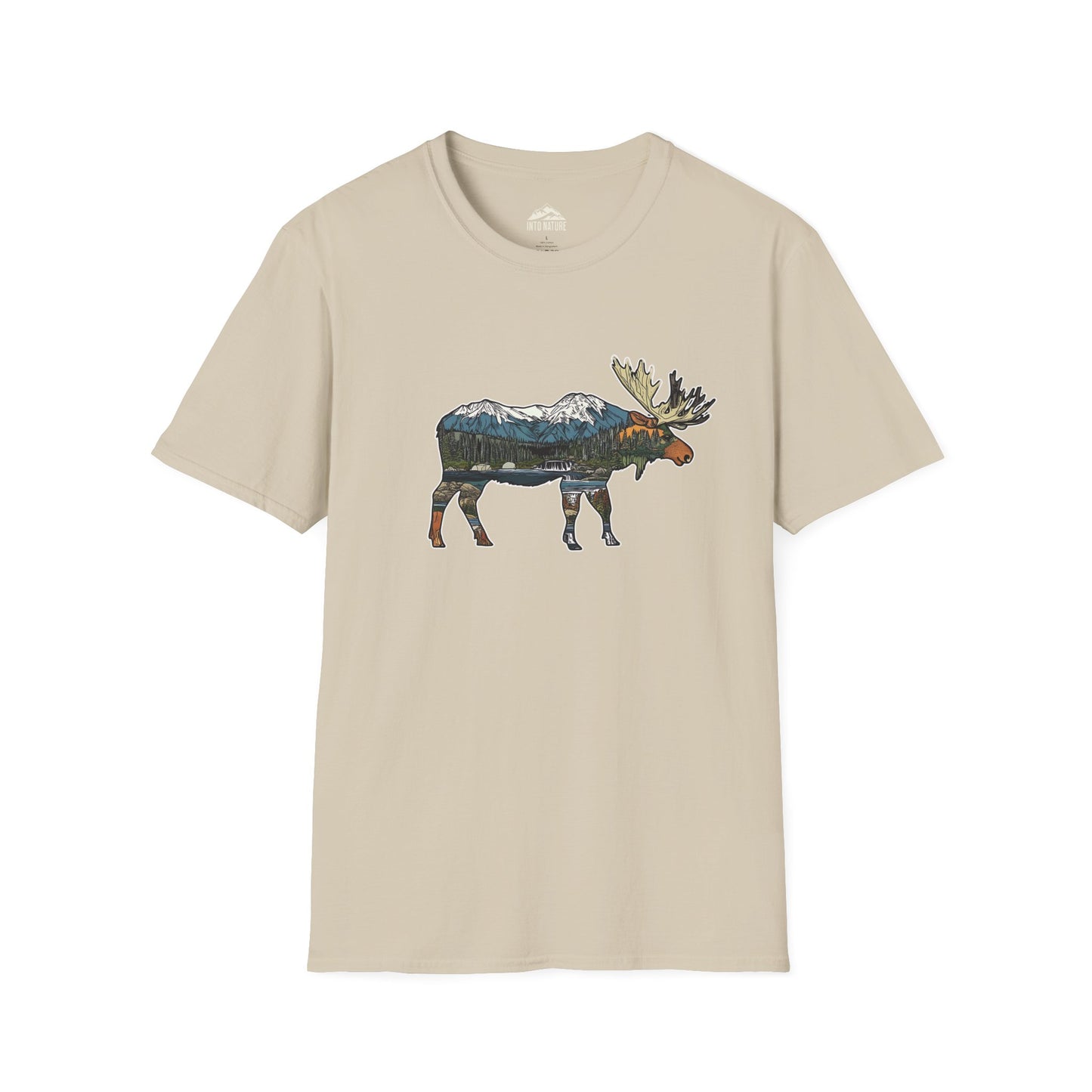 Mountain Moose Unisex Softstyle T-Shirt – Nature Lover's Apparel