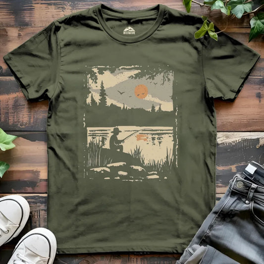 Fishing Portrait Tee