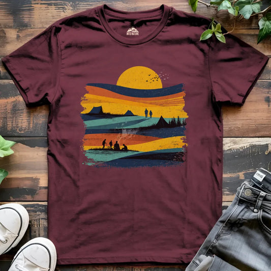 Sunset Camping Tee