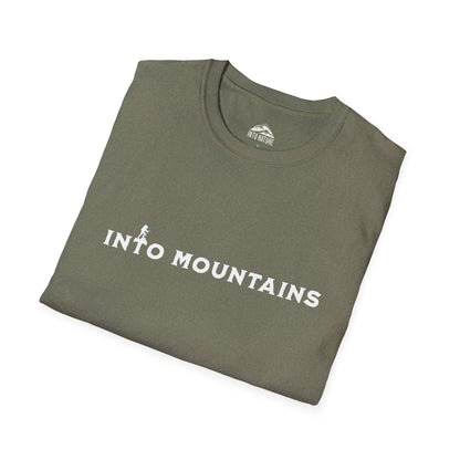 Adventure Ready Unisex Softstyle T-Shirt - "Into Mountains"