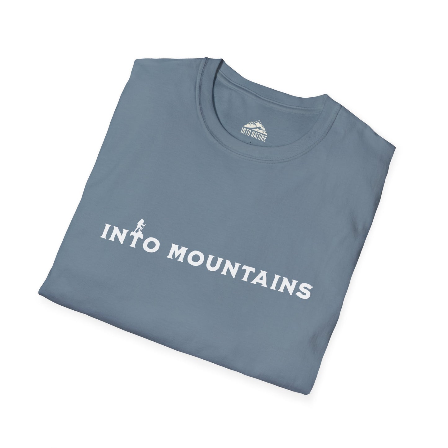 Adventure Ready Unisex Softstyle T-Shirt - "Into Mountains"