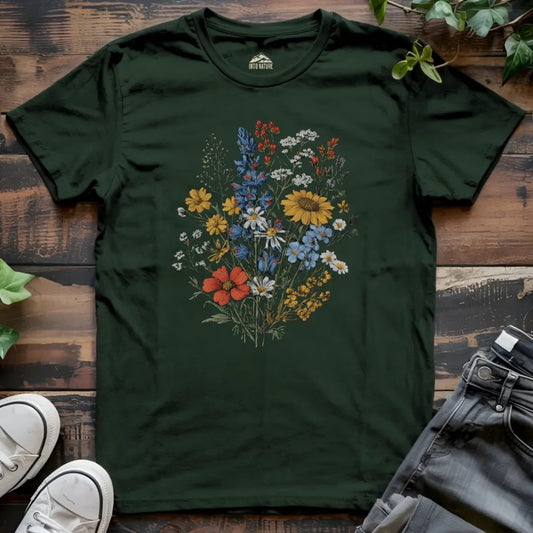Colorful Floral Bouquet Tee