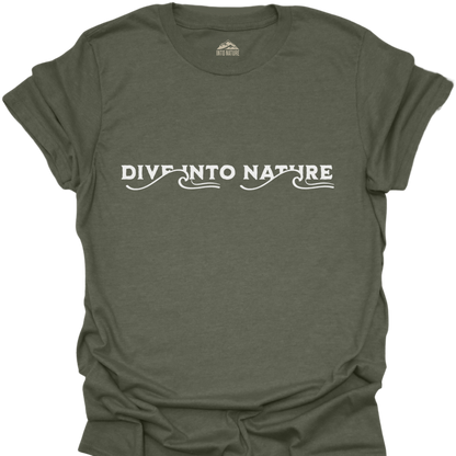 Dive Into Nature Unisex Softstyle T-Shirt - Perfect for Outdoor Enthusiasts