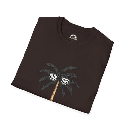 Unisex Softstyle T-Shirt - Palm Tree Beach Vibe Tee