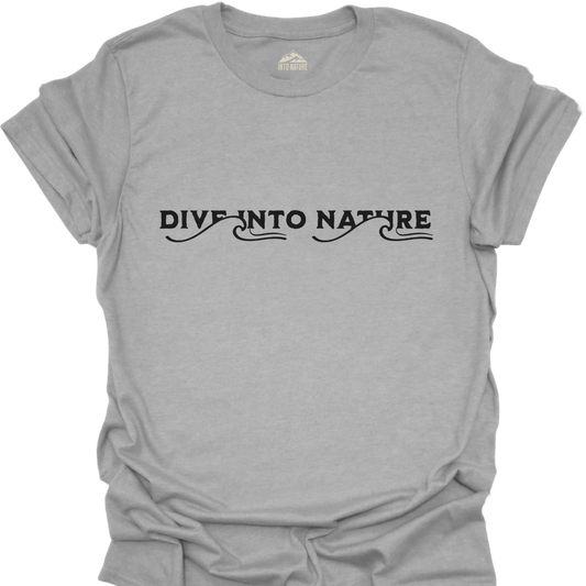 Dive Into Nature Unisex Softstyle T-Shirt - Perfect for Outdoor Enthusiasts