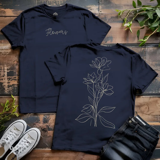 Flower Line Tee