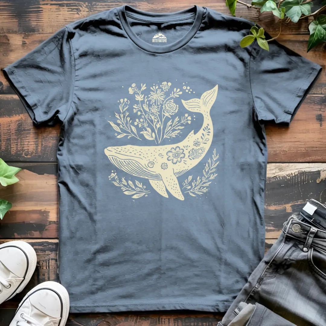 Floral Whale Tee