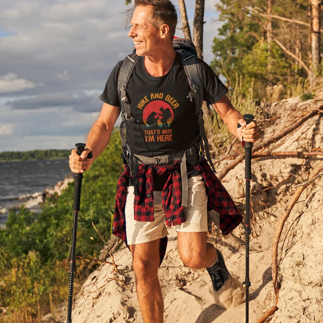 Hike and Beer Funny Hiking Tee