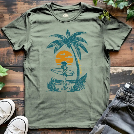 Surfing Sunset Tee