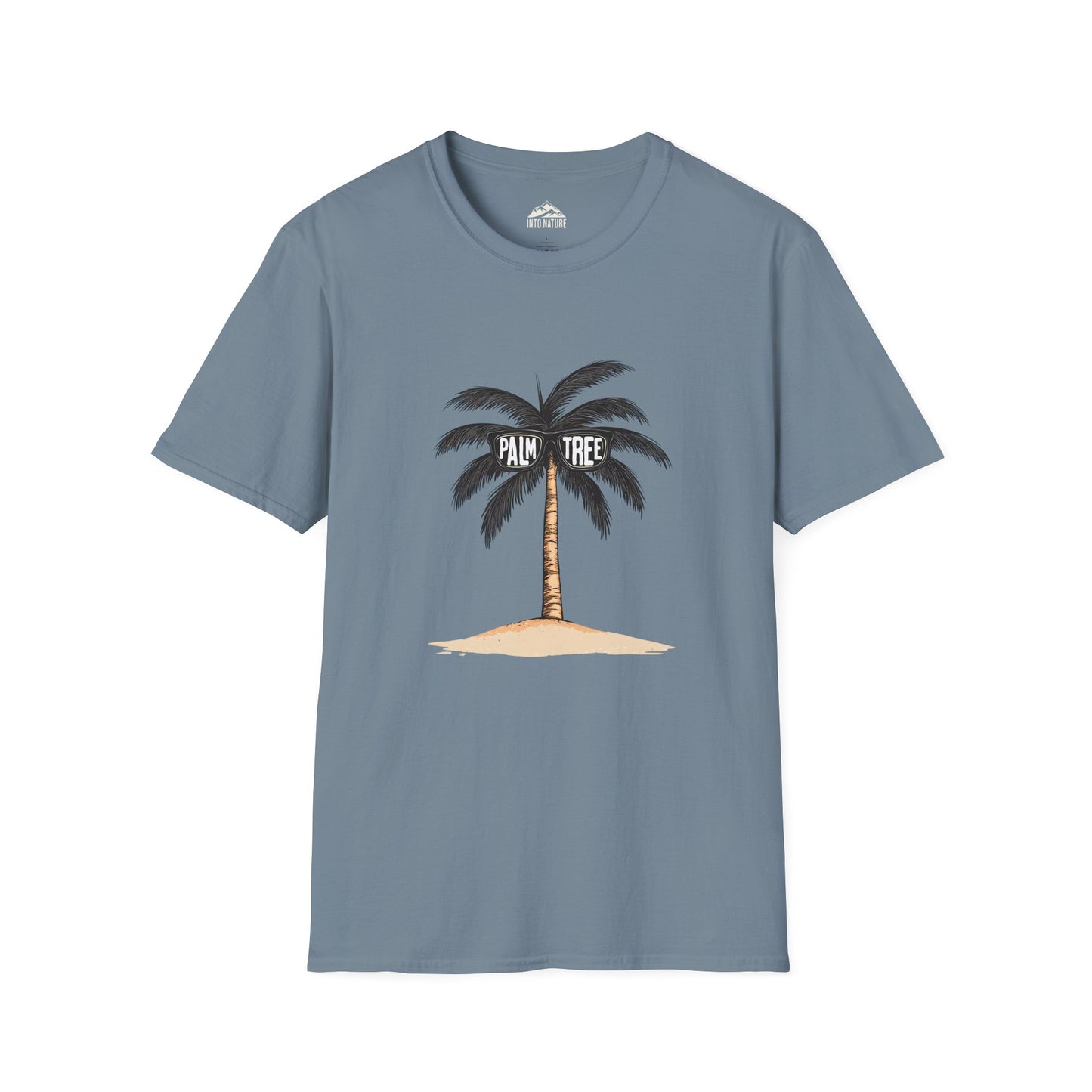 Unisex Softstyle T-Shirt - Palm Tree Beach Vibe Tee