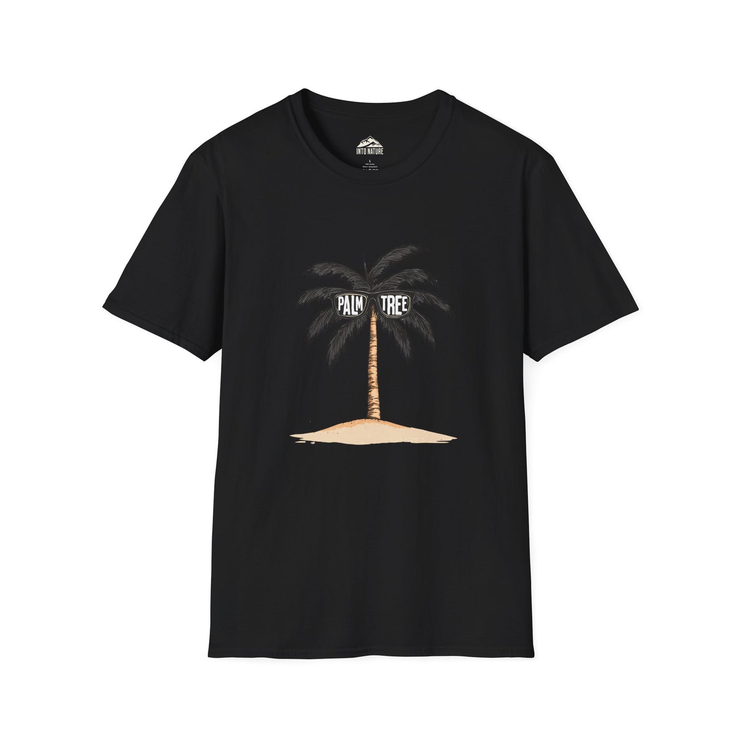 Unisex Softstyle T-Shirt - Palm Tree Beach Vibe Tee