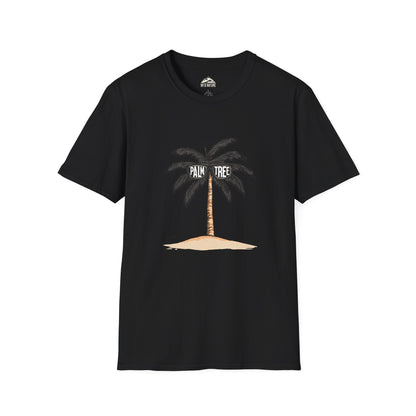 Unisex Softstyle T-Shirt - Palm Tree Beach Vibe Tee