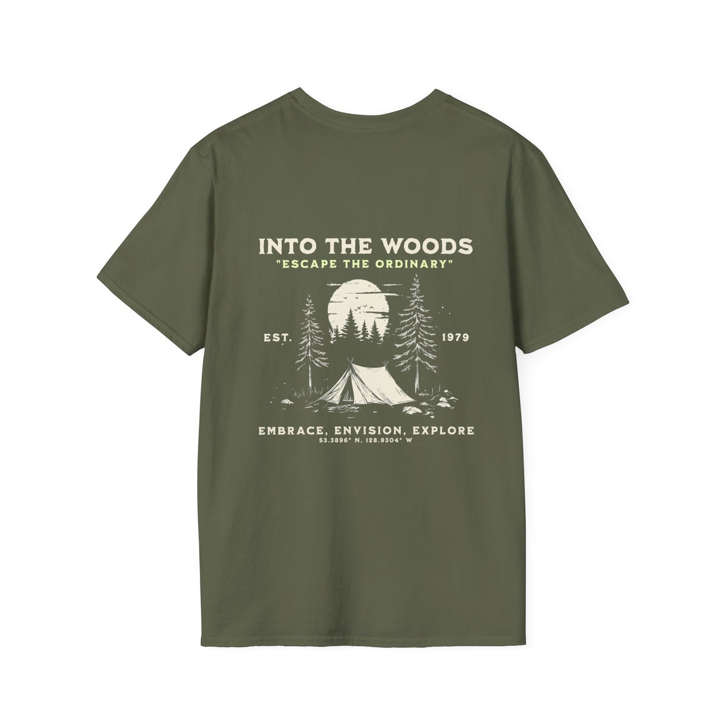 Into Nature Unisex Softstyle T-Shirt - Escape the Ordinary