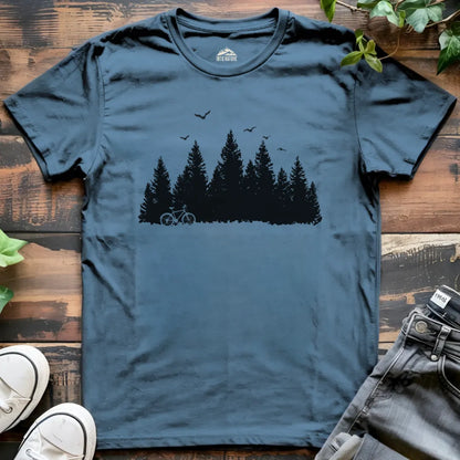 Forest Cycling Silhouette Tee