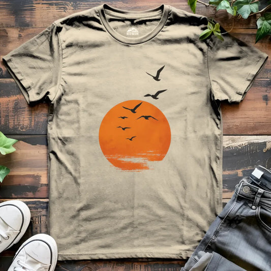 Sunset Birds Tee