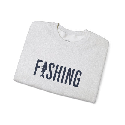 Fishing Crewneck Sweatshirt for Outdoor Enthusiasts | Unisex Heavy Blend™