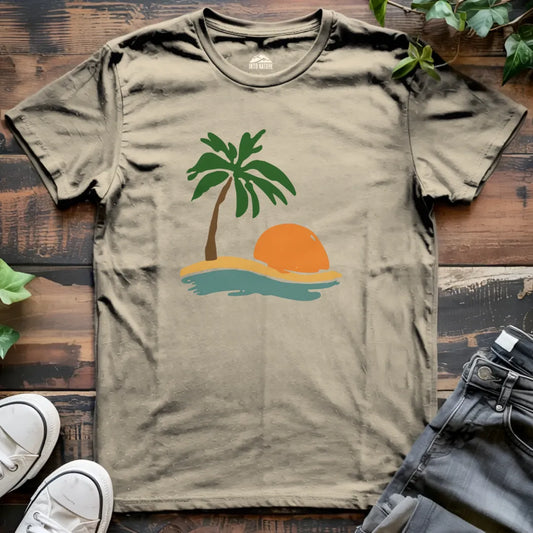 Tropical Sunset Painting Tee