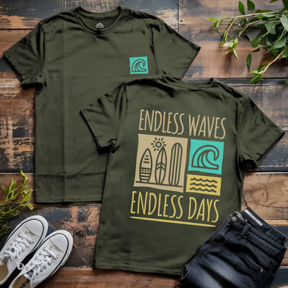 Endless Waves Surfing Tee