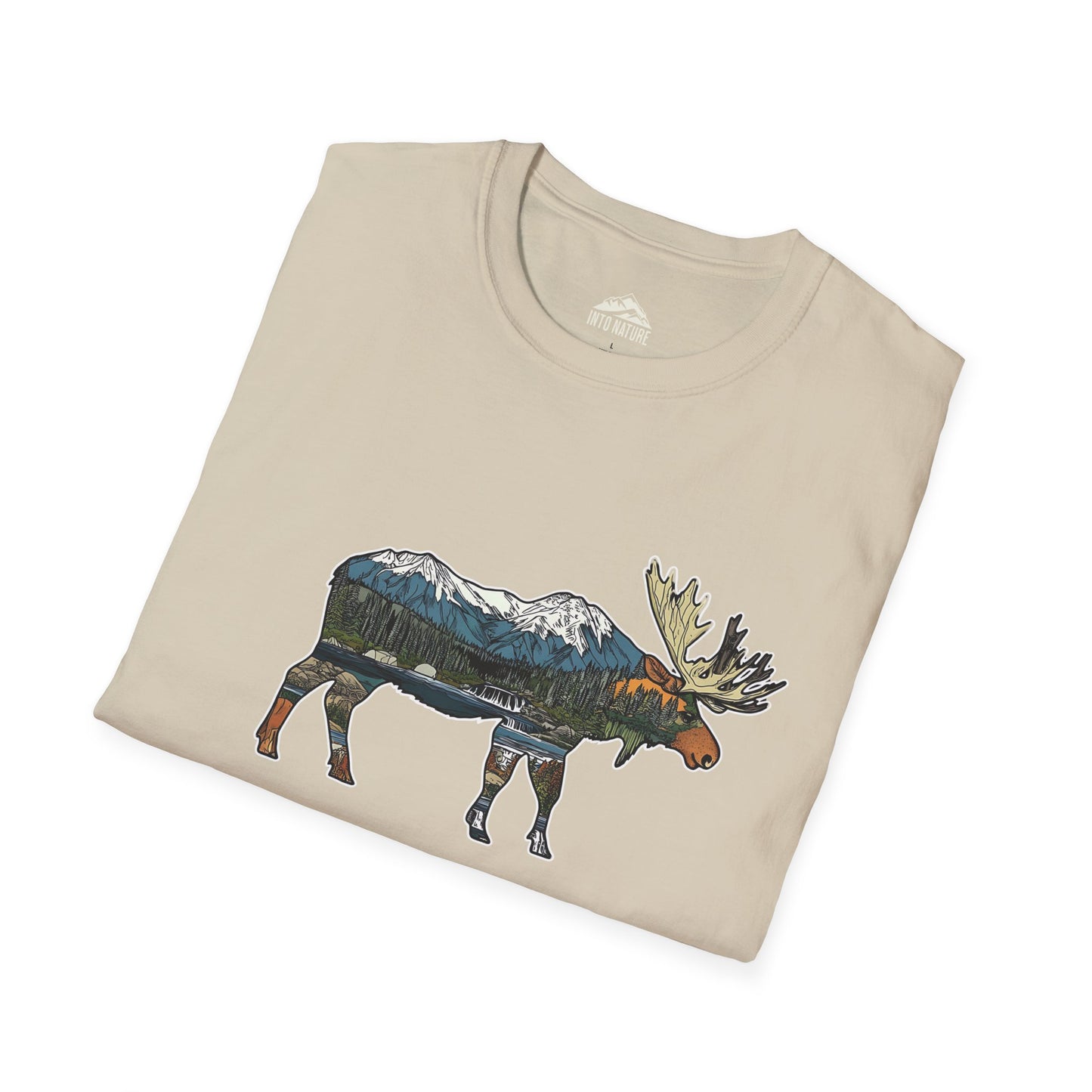 Mountain Moose Unisex Softstyle T-Shirt – Nature Lover's Apparel