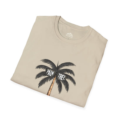 Unisex Softstyle T-Shirt - Palm Tree Beach Vibe Tee