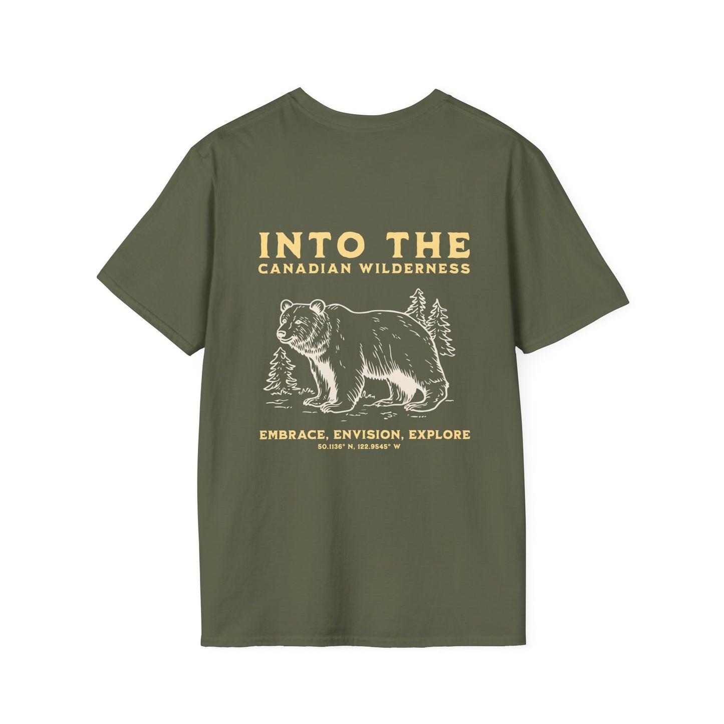 Adventure-Inspired Unisex T-Shirt - Into Nature & Canadian Wilderness Design