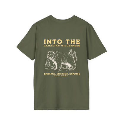 Adventure-Inspired Unisex T-Shirt - Into Nature & Canadian Wilderness Design