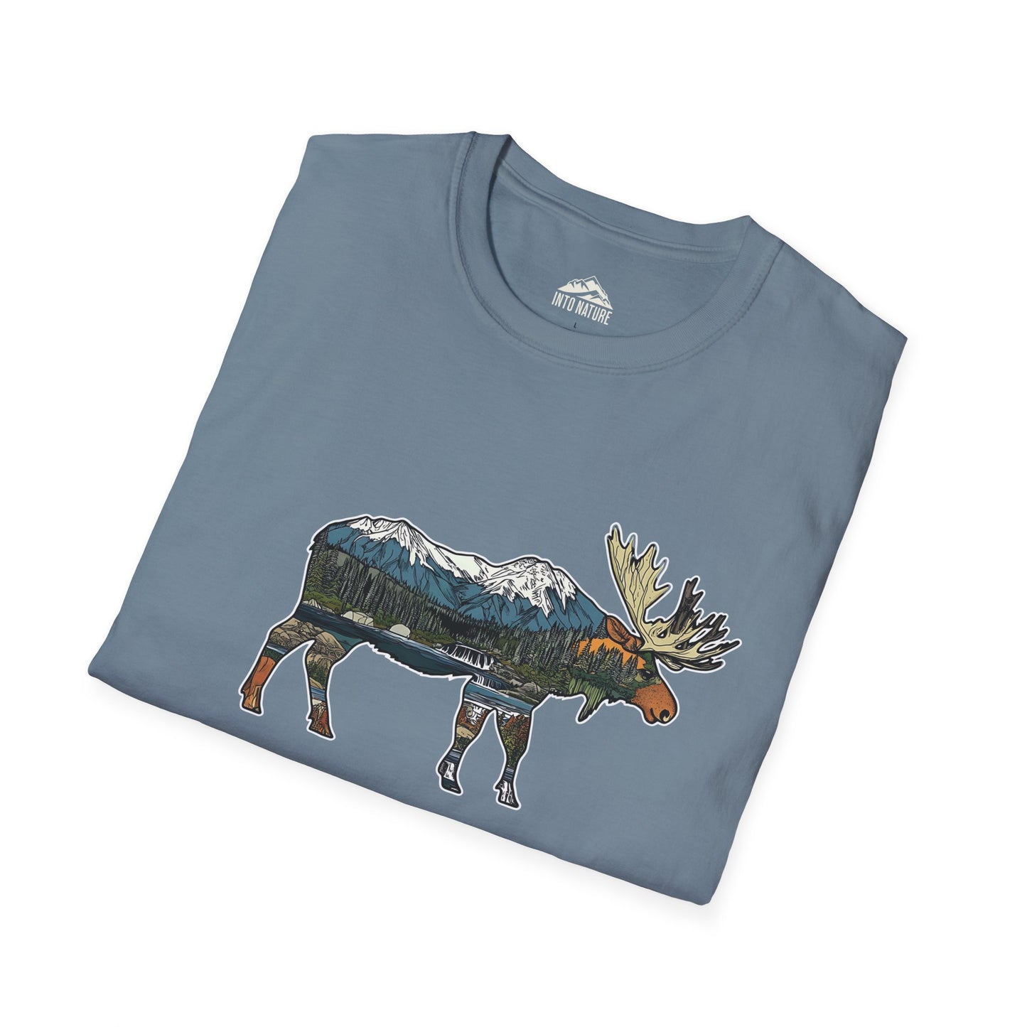 Mountain Moose Unisex Softstyle T-Shirt – Nature Lover's Apparel