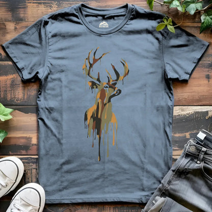 Rustic Deer Art Tee
